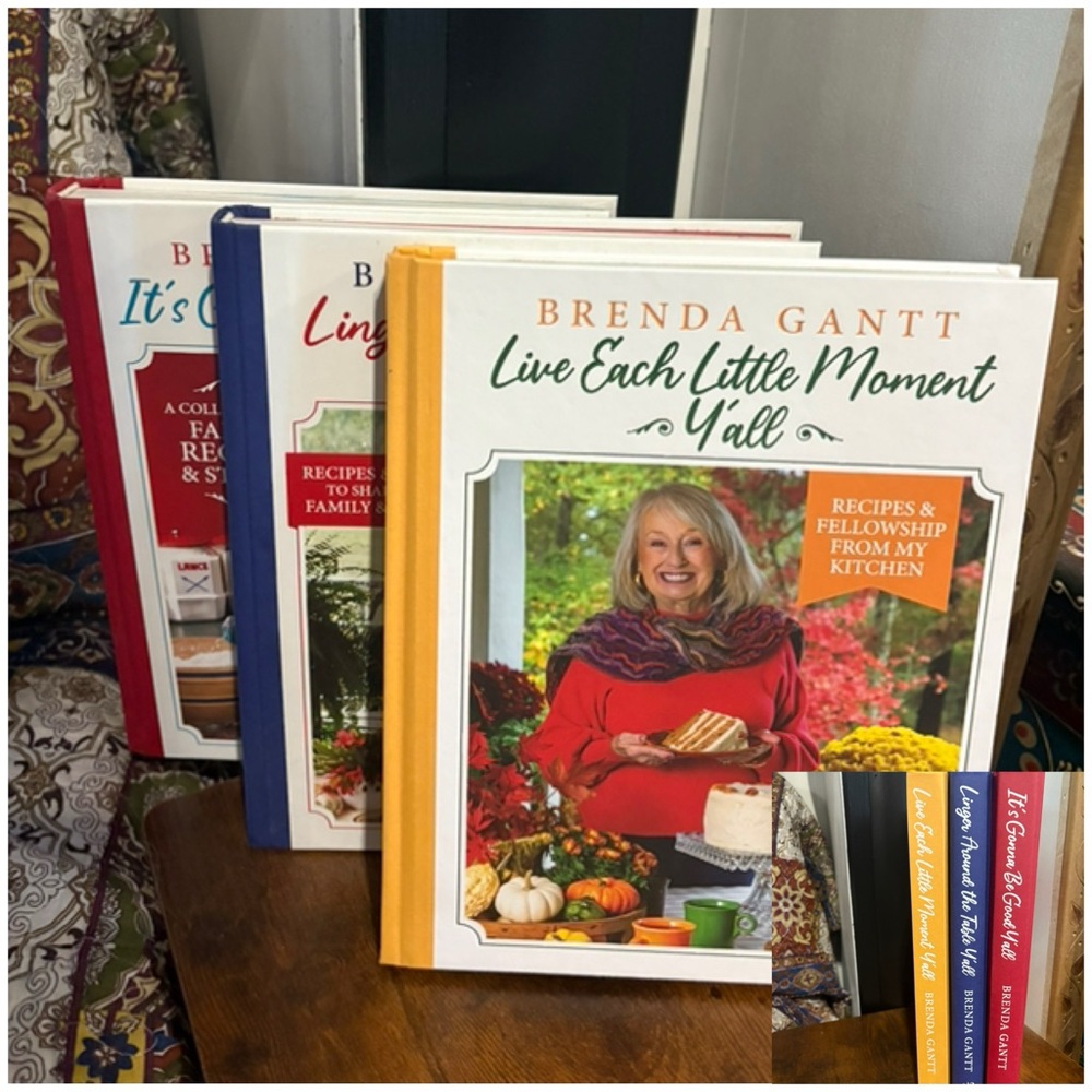 Brenda Gantt COOKBOOK SET of all 3 Cookbooks